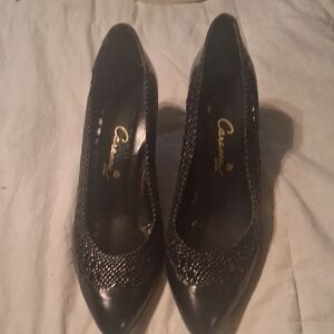 Caressa Black Heels by Casanova